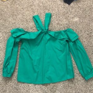 GUC J.Crew Off The Shoulder Ruffled Blouse